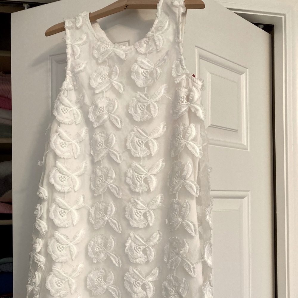 NWT Gorgeous Ruby & Bloom white lace dress, Size 8